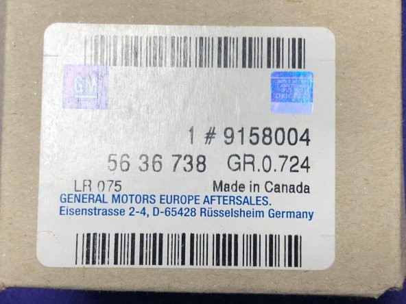 Opel Chevrolet Triger Gergi Bilyası GM 9158004 - 5