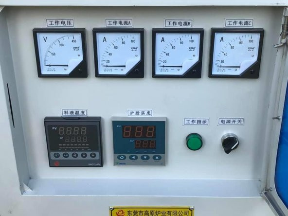 GY Serisi Elektrikli Eritme Fırını Kontrol Paneli 45kW - 5