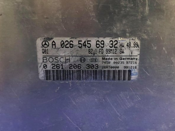 Mercedes Benz S Class W220 Motor Beyni A0265456932 Çıkma Parça - Resim 2