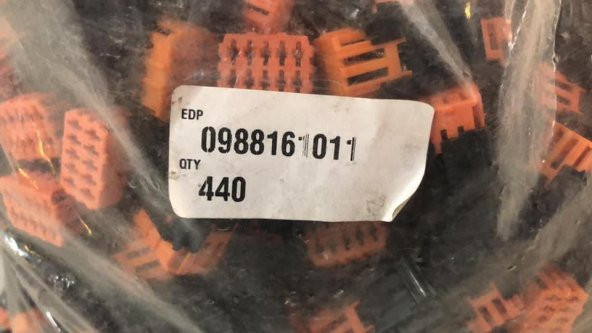 0988161011 Dikdörtgen Bağlantı Konnektör 1 Adet - Resim 8