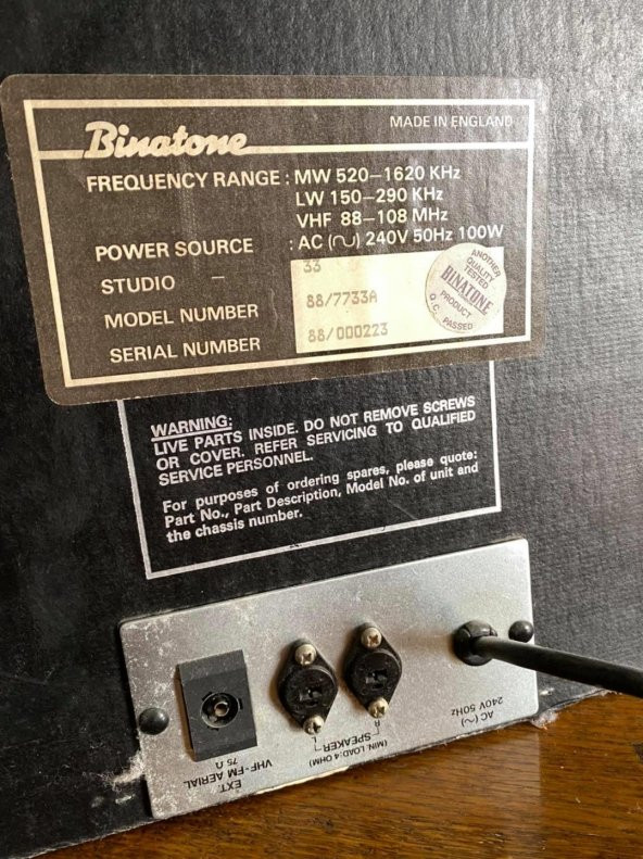 Binatone 88/7733A 4 Katlı Müzik Seti 046 - 7