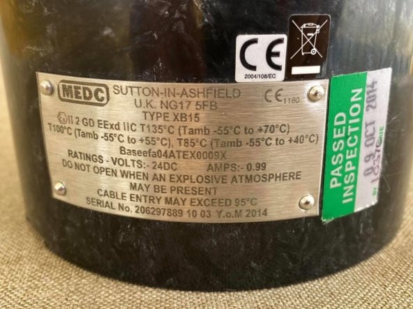 Medc XB15 Ex-proof Flaşör 24V -  Endüstriyel Tehlikeli Durum İkaz Lambası - 5