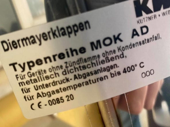 Kutzner Weber Mok 350 AD Egzos Klapesi - KW Baca Klapesi - 4