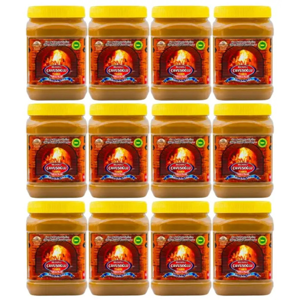 Bozkırlı Çavuşoğlu Odun Ateşinde Kepekli Bozkır Tahini 930g x 12