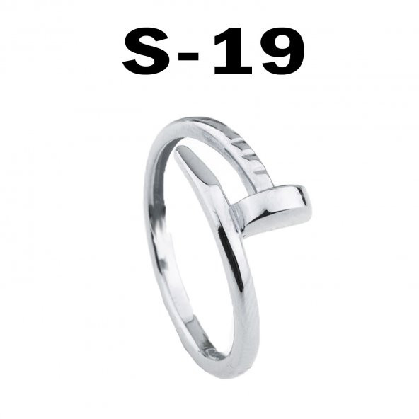 Kartier Model Çivi Yüzük Unisex Model - 2168 - 10