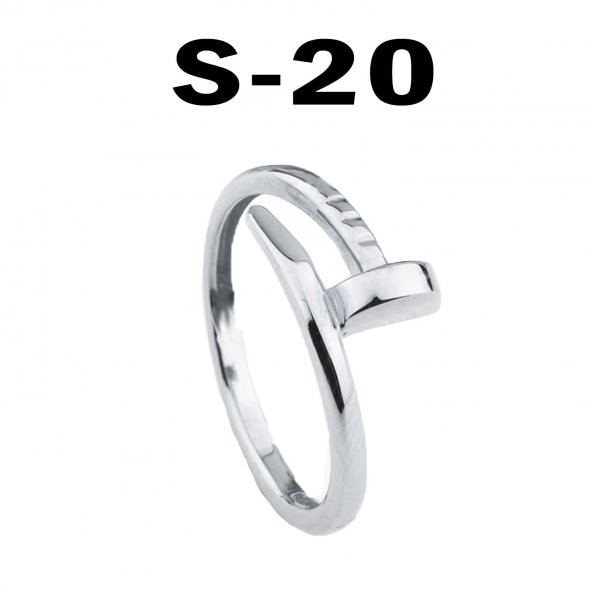 Kartier Model Çivi Yüzük Unisex Model - 2168 - 11