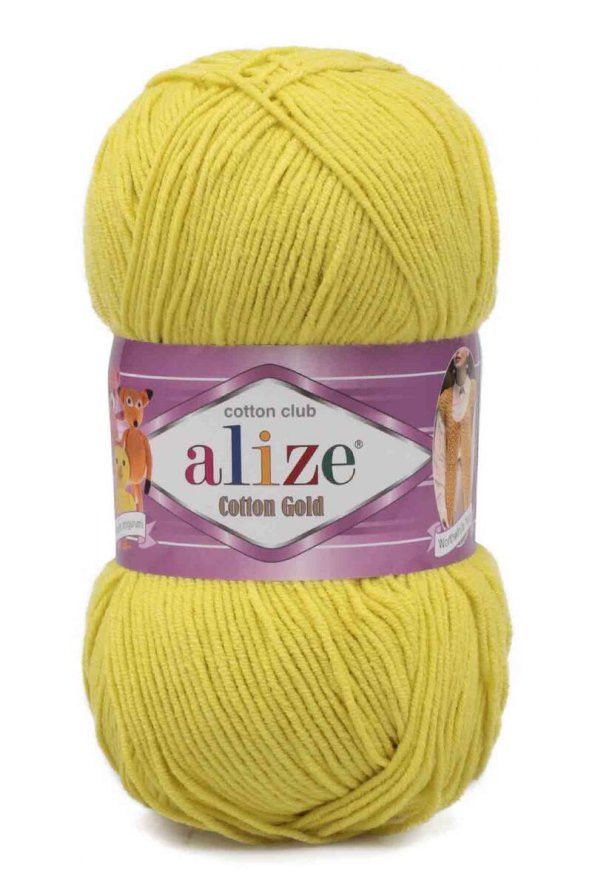 Alize Cotton Gold El Örgü İpi Limon 668