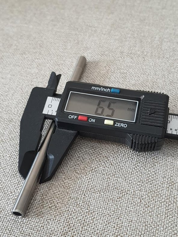 Çelik Tüp Boru 6.5 x 130 mm - RC Model Maket Şaftı - Resim 3