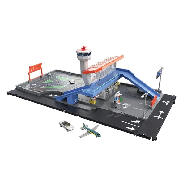 HCN34 Matchbox™ Aksiyon Sürücüleri Havaalanı Macerası Oyun Seti - 9