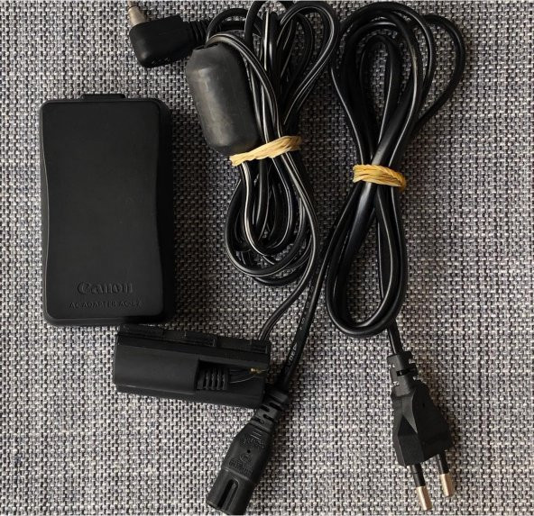Canon DS8111 Ac Adaptör Bataryasız Çalıştırma Kiti - Bp-511 Batarya Uyumlu Ac Adaptör