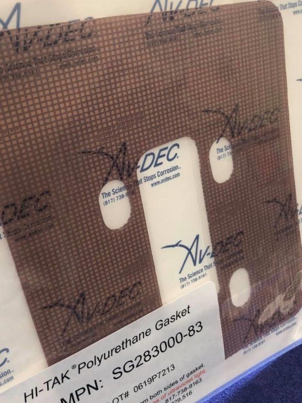 AV-DEC Yüksek Mukavemetli Poliüretan Uçak Contası 4 Adet - Resim 7