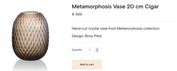 Rückl Metamorphosis Koleksiyonu El Kesimi Kristal Vazo - 8