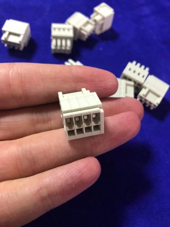 734-104 3,5 mm 4 Yollu Terminal Blok 28 AWG - 14 AWG - Resim 3