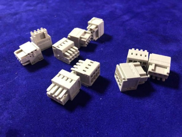 734-104 3,5 mm 4 Yollu Terminal Blok 28 AWG - 14 AWG - Resim 6