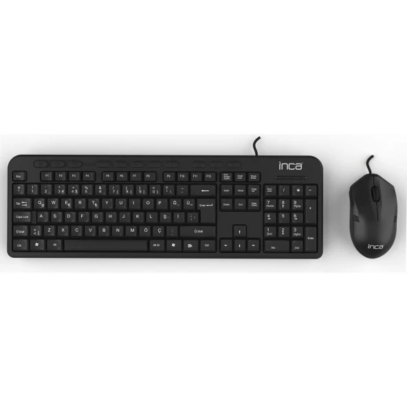 Inca Imk-375t Wired Multimedia Q Klavye&Mouse Set