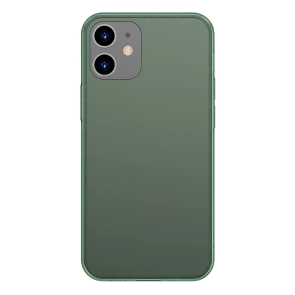 Baseus Frosted Glass iPhone 12 -12 Pro Shockproof Koruyucu Kılıf