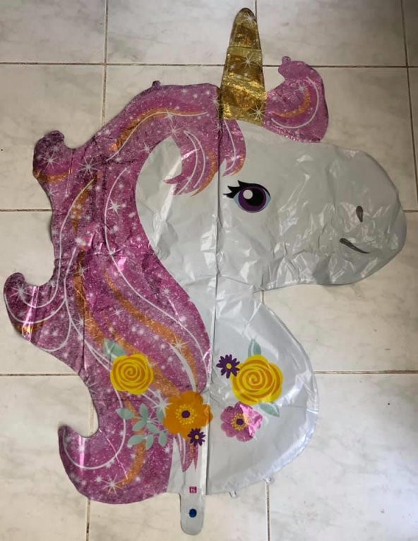 Unicorn Folyo Balon 302 Parça - Parti Kutlama için Helyum Balon - 2