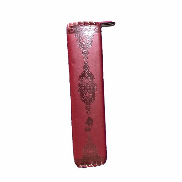 Honarkadeh Suni Deri Fermuarlı Kalemlik 28x6x6,5 Cm - 8