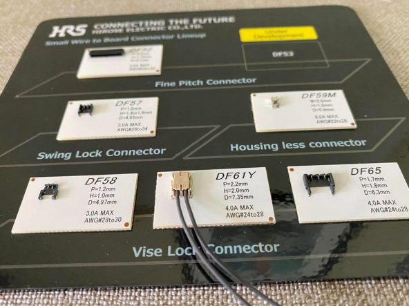 HIROSE Küçük Kablodan Karta Konnektör - Resim 2