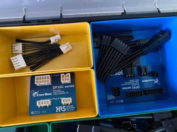 HIROSE EnerBee Kablodan Karta - Kablodan Kabloya Güç Konnektörleri - Resim 6