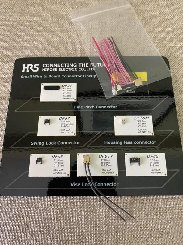 HIROSE Küçük Kablodan Karta Konnektör - Resim 4
