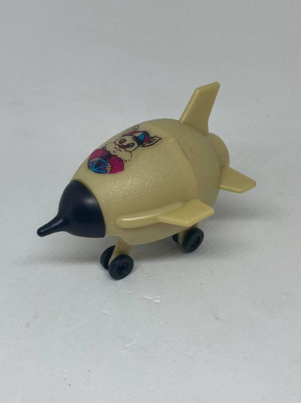 Vintage Uçak Tipi Kalemtıraş 1 Adet - Bakkaliye Koleksiyonu Kalemtraş 1980ler - 6
