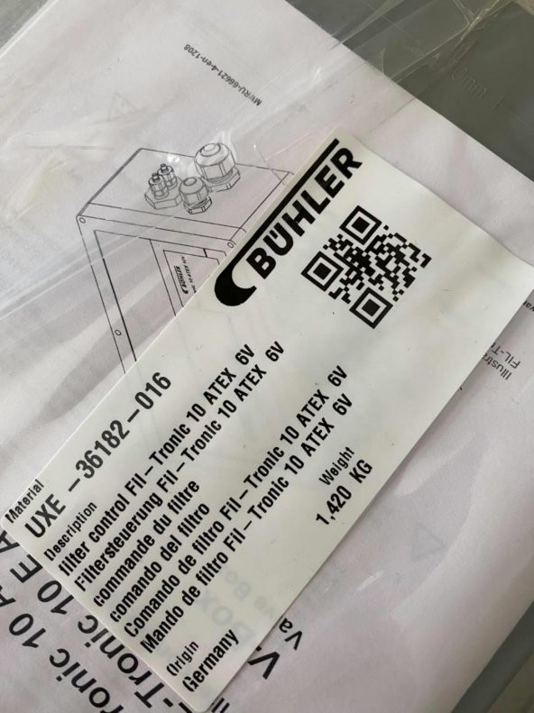 Bühler FIL-Tronic 10 ATEX 6V UXE-36182-016 Filtre Kontrol Modülü - 7