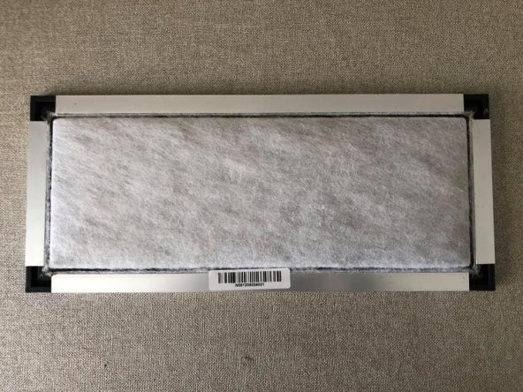 Alüminyum Çerçeveli Elyaf Havalandırma Filtresi 15x35cm - 2