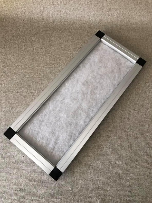 Alüminyum Çerçeveli Elyaf Havalandırma Filtresi 15x35cm - 3