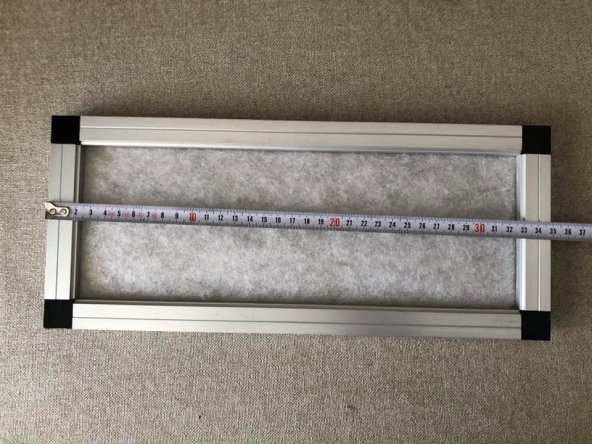 Alüminyum Çerçeveli Elyaf Havalandırma Filtresi 15x35cm - 5
