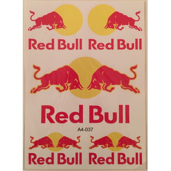 Red Bull Motorsiklet Sticker