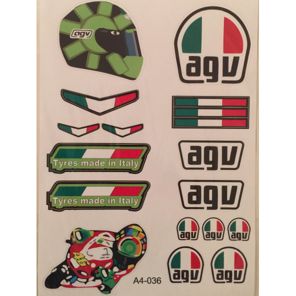 Motorsiklet Kaliteli A4 Sticker