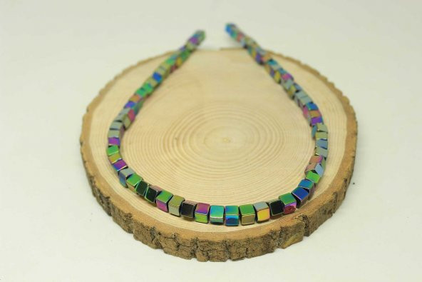 Hematit Taşı Küp Şekilli 6mm Dizi (24425) ürün görseli