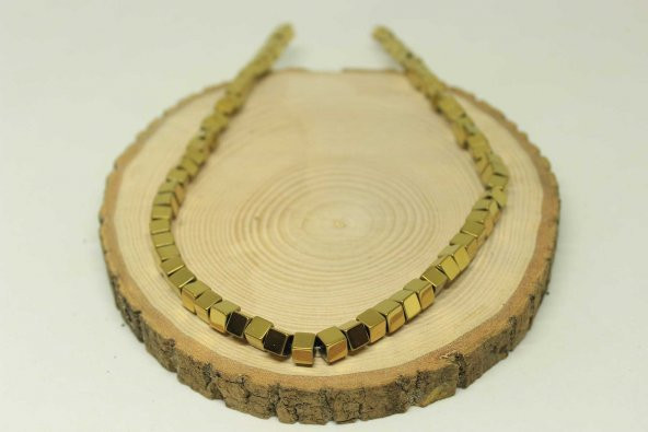 Hematit Taşı Küp Şekilli 6mm Dizi (24420) ürün görseli