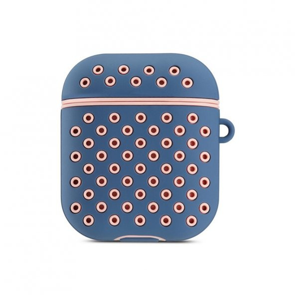 Apple Airpods 1. / 2. Nesil ile uyumlu Kılıf Delikli Koruyucu Silikon Kapak