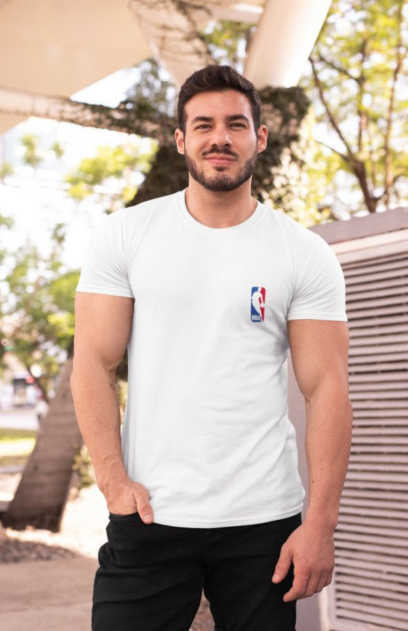 TST TEKSTİL NBA Logo  T-Shirt