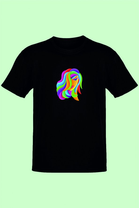TST TEKSTİL Başak Burcu Renkli Sembol T-Shirt - 1