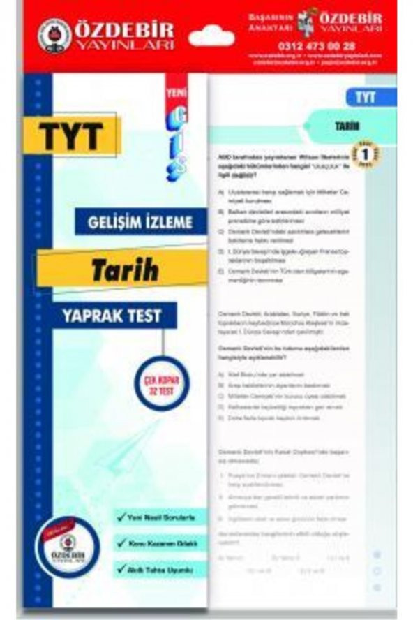 Özdebir Tyt Tarih Gis Yaprak Test