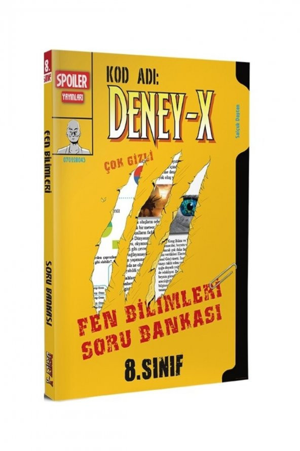 8. Sınıf Deney X Fen Bilimleri Soru Bankası