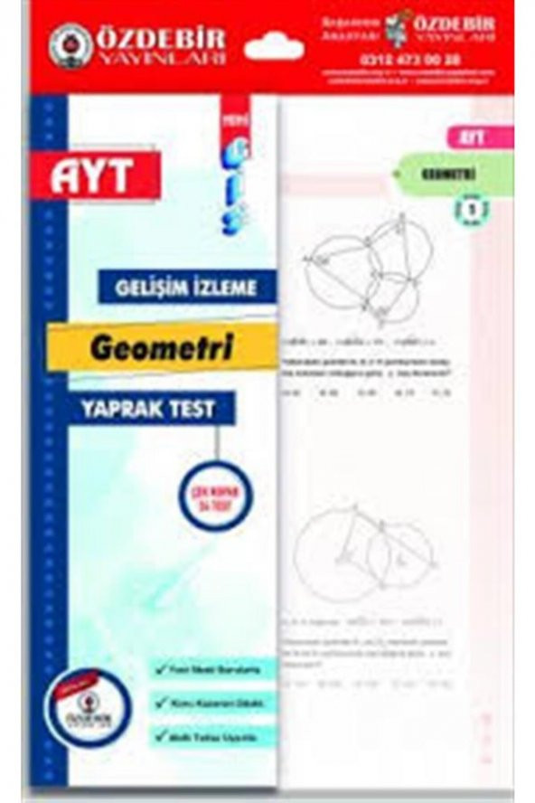 Özdebir Ayt Geometri Gis Yaprak Test