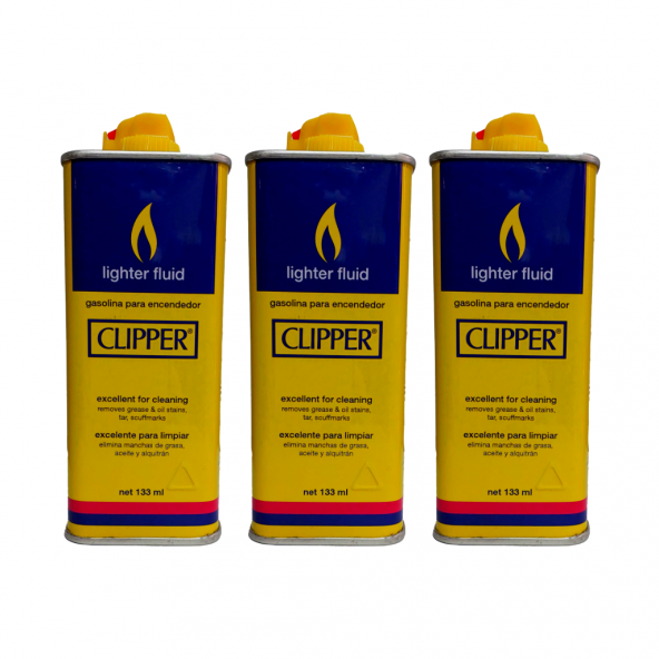 Clipper Çakmak Benzini 133 Ml 3 Adet - 2
