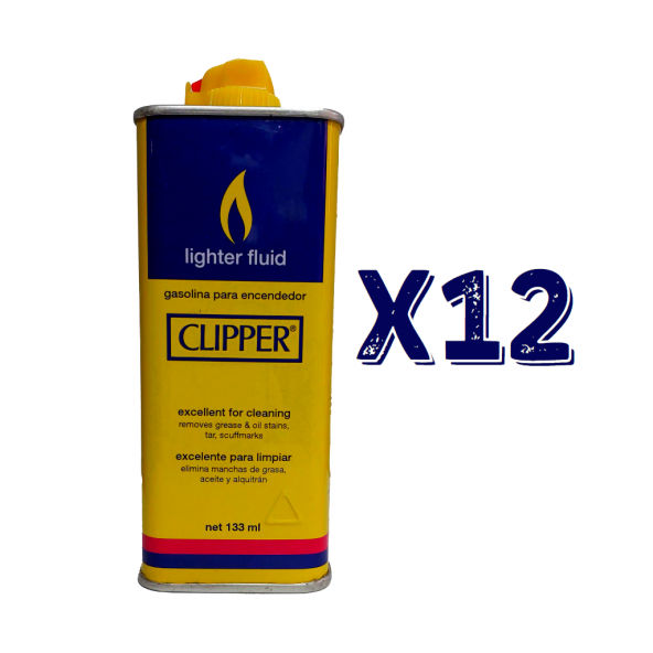 Clipper Çakmak Benzini 133 Ml 12 Adet