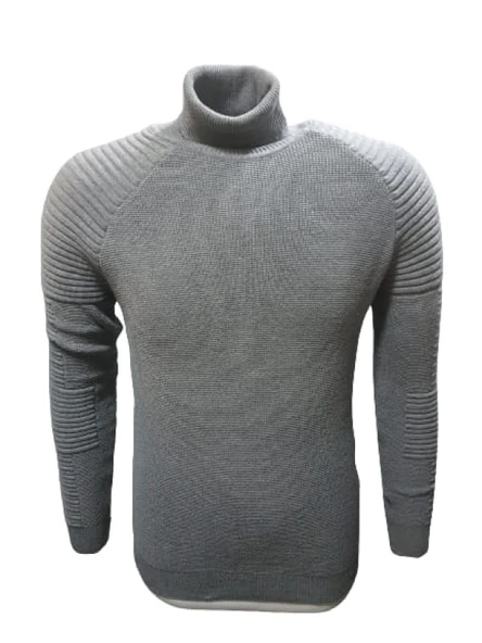 Ce-Ce 3508 Erkek Basic Tam Balıkçı Yaka Boğazlı Kazak - Resim 8