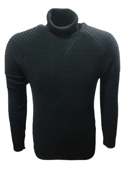 Ce-Ce 3508 Erkek Basic Tam Balıkçı Yaka Boğazlı Kazak - Resim 2