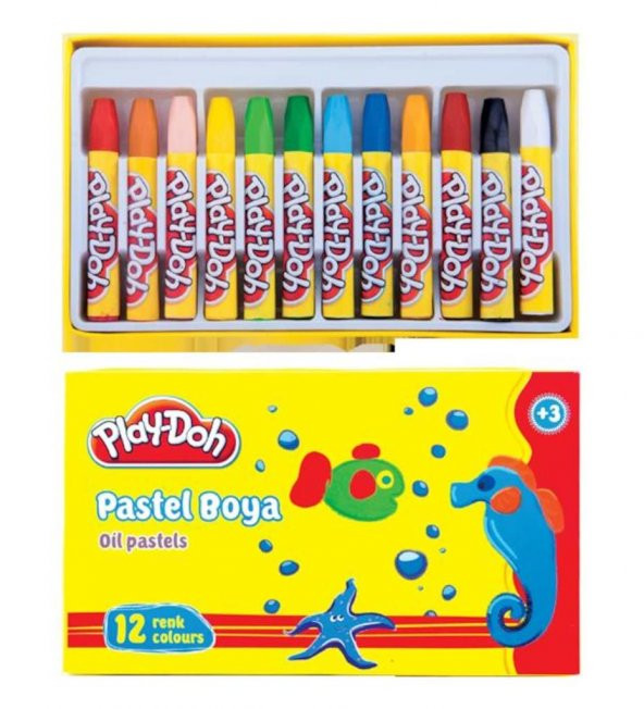 Play-Doh Pastel Boya 12 Renk PLAY-PA002