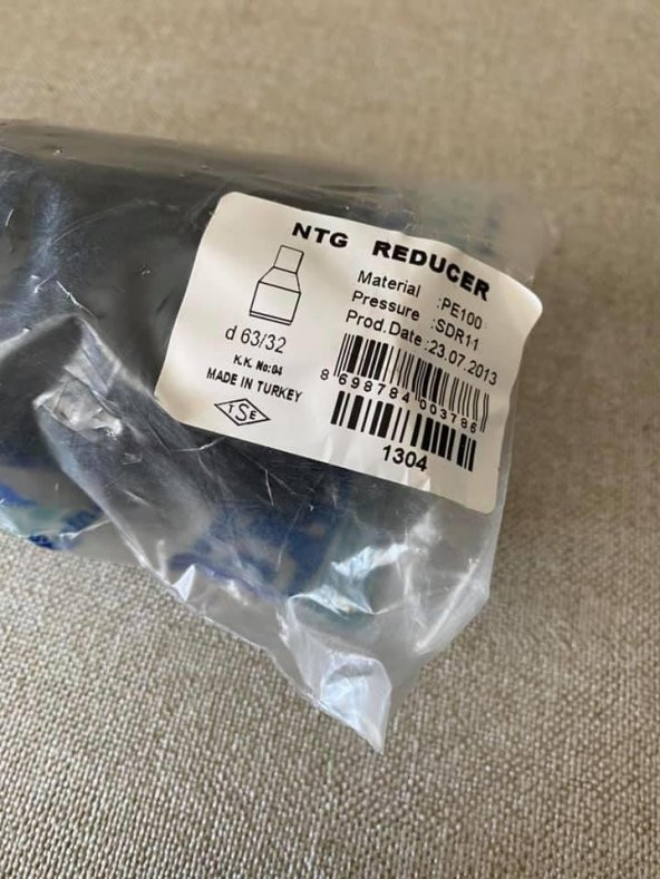 NTG Spigot Redüksiyon 63/32 mm - Spigot Enjeksiyon - 3