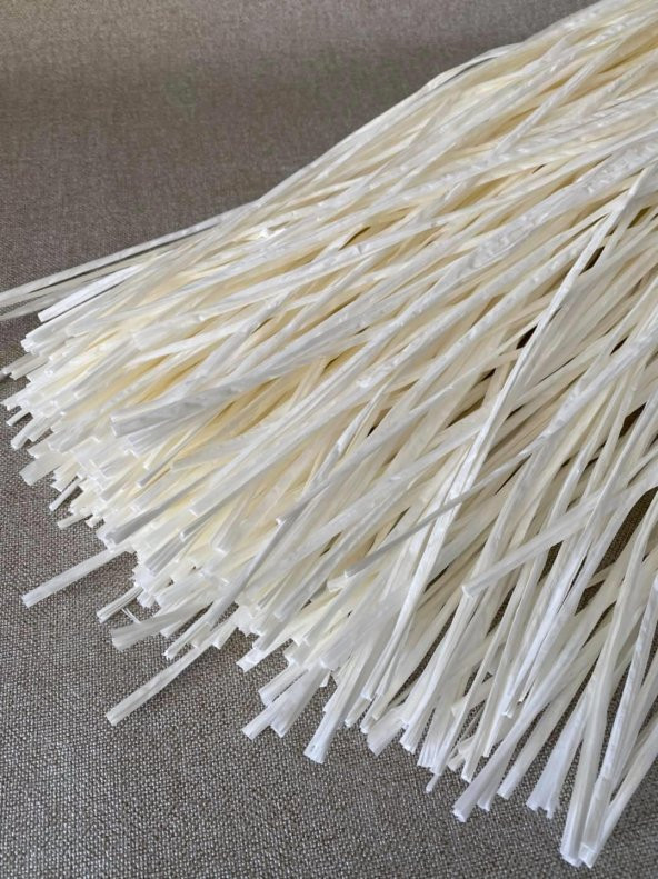 Polipropilen Rafya Bitki Fidan Bağlama İpi 120cm 200 Gram - Burrata Peyniri Bağlama İpi - 2