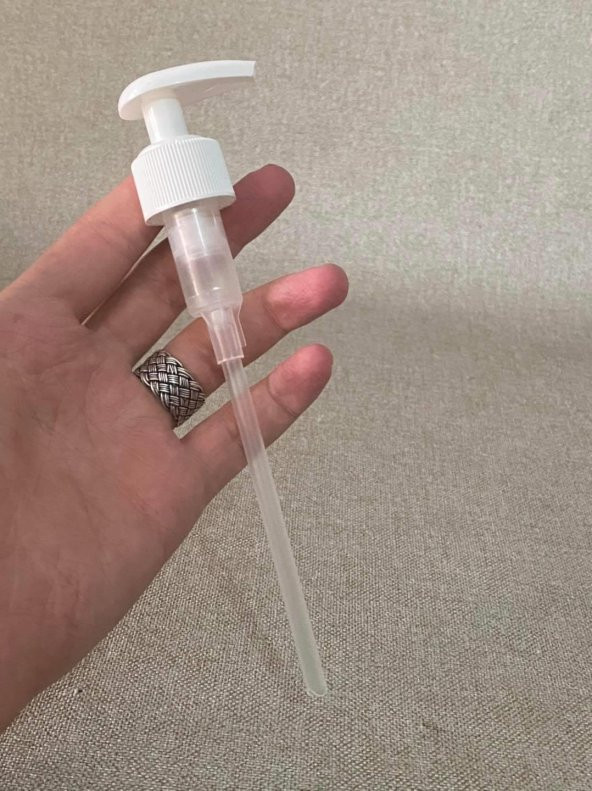 Plastik Sıvı Sabun Pompası Beyaz - Losyon Krem Pompası - Resim 2