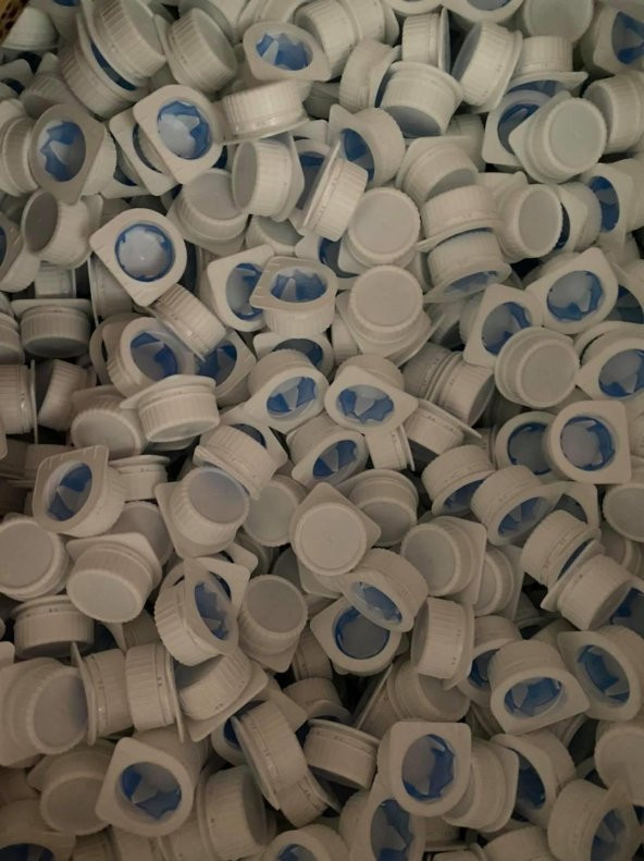 Kilitli Beyaz Plastik Kapak 29,5mm 10 Adet - Resim 6