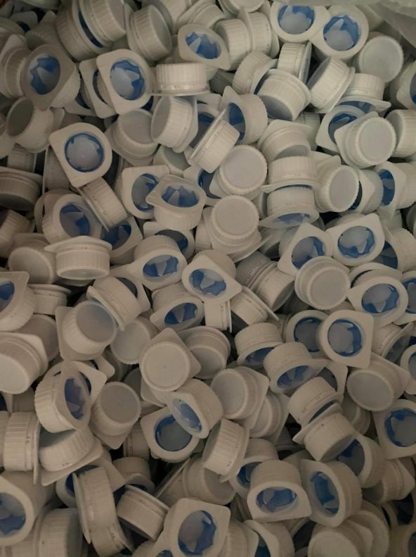 Kilitli Beyaz Plastik Kapak 29,5mm 10 Adet - Resim 7